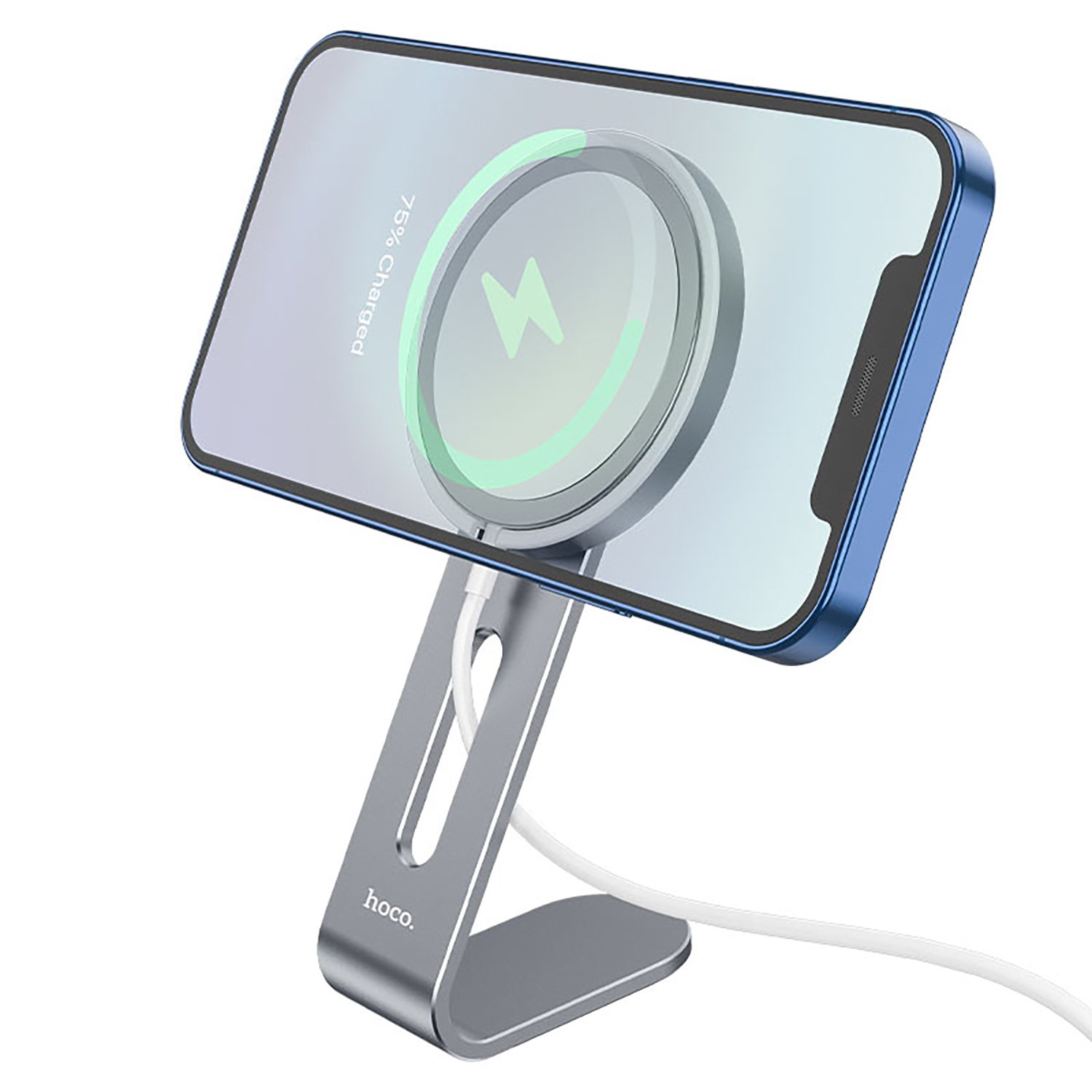

Держатель настольный Hoco PH44 Charger holder для универсальный, металл, серый (214020 ), PH44 Charger holder