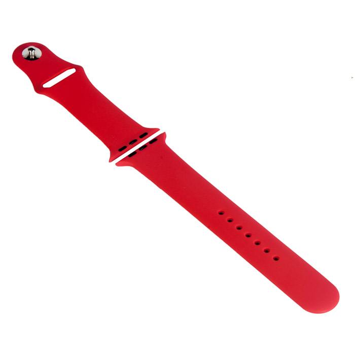 Ремешок для Apple Watch, Watch 2, Watch 3 42мм, Watch 4 44мм, красный