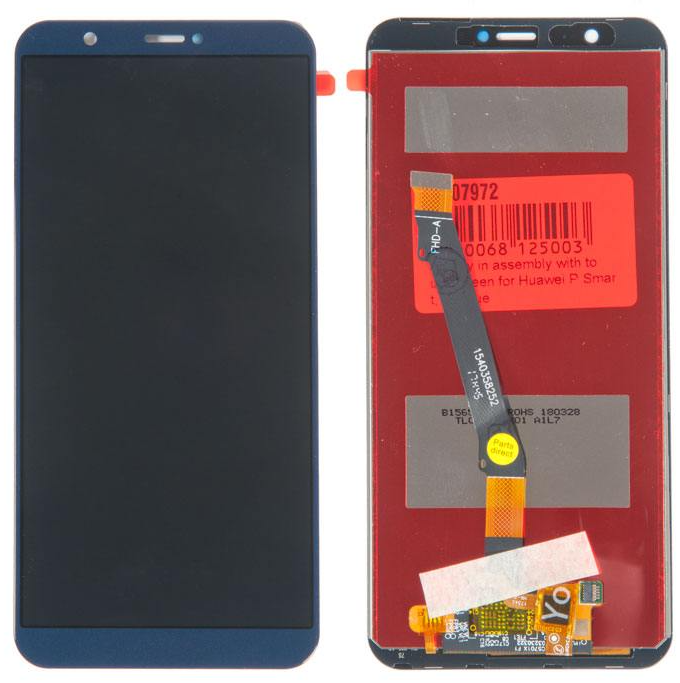 

Дисплей, матрица и тачскрин для Huawei P Smart, 7S, синий (607972)