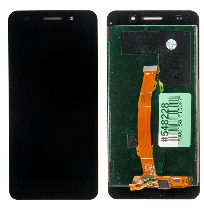 

Дисплей, матрица и тачскрин для Huawei Y6-2, черный (548228)