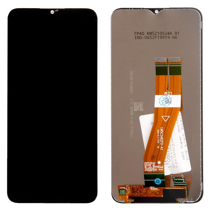 

Дисплей, матрица и тачскрин для Samsung Galaxy A035F A03 Super Amoled, черный (A035) (887219)