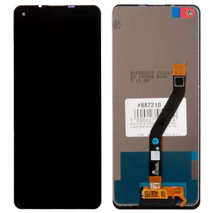 Дисплей, матрица и тачскрин для Samsung Galaxy A21 A215F Incell, черный (A215F)