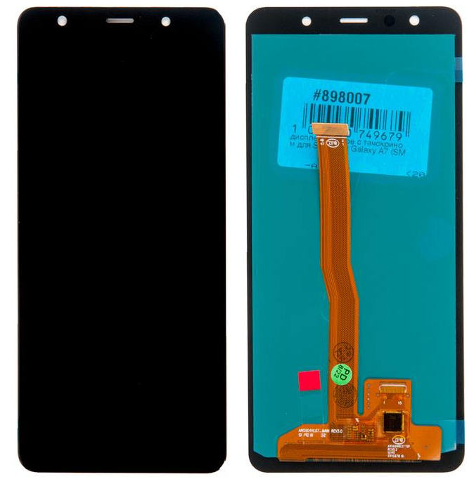 

Дисплей, матрица и тачскрин для Samsung Galaxy A7 (SM-A750F) 2018, черный (A750F) (898001)
