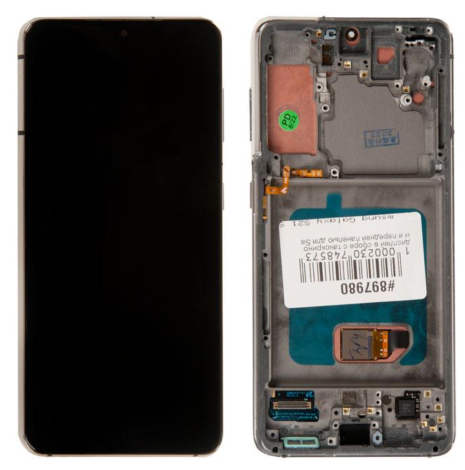 Дисплей, матрица и тачскрин для Samsung Galaxy S21 Silver (Galaxy S21)
