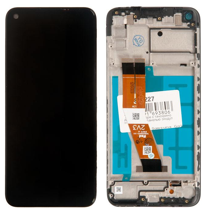 

Дисплей, матрица и тачскрин Samsung для Samsung Galaxy A11 SM-A115F черный, оригинал (A115F) (816227)