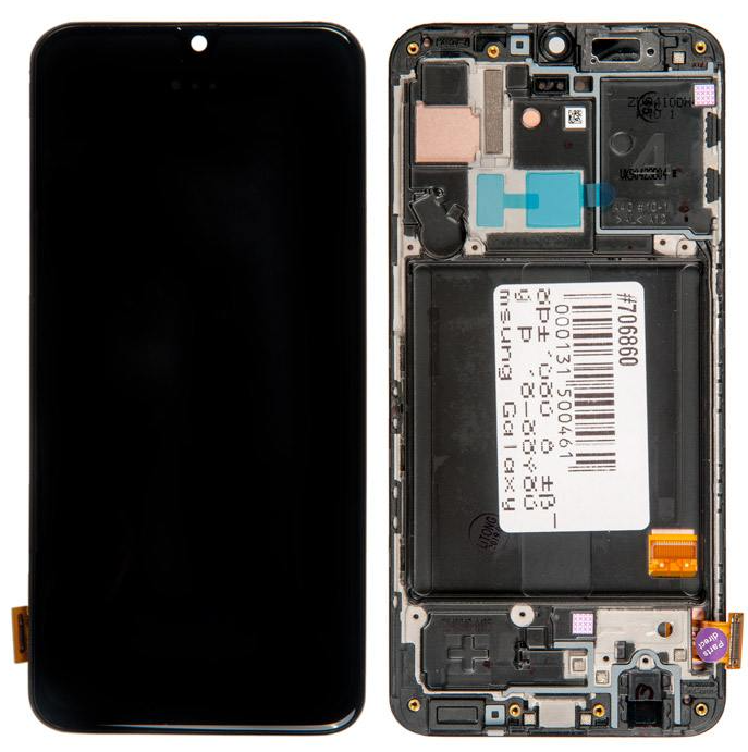 

Дисплей, матрица и тачскрин для Samsung Galaxy A40 (SM-A405F) Super Amoled, черный (A405F) (706860)