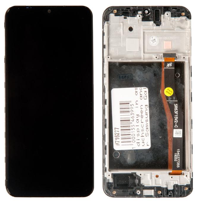 

Дисплей, матрица и тачскрин для Samsung Galaxy M20 (SM-M205F) черный оригинал (M205F) (716277)