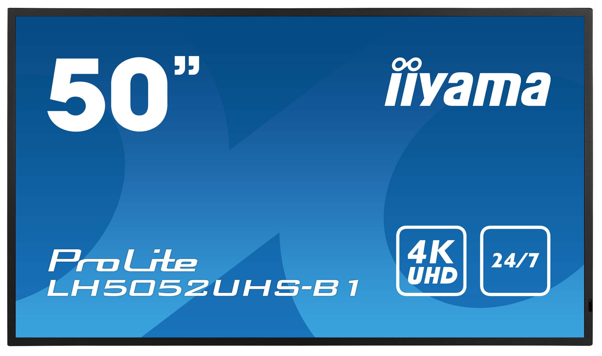 

Профессиональный дисплей 49.5" IIYAMA LH5052UHS-B1, VA, 4K, 3840x2160, 500кд/м2, 8 мс, Rj-45, HDMI, DVI, VGA, DisplayPort, USB, черный, LH5052UHS-B1