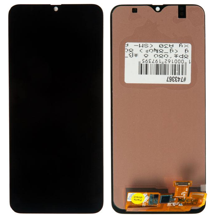 

Дисплей в сборе с тачскрином (модуль) для Samsung Galaxy A30 (SM- A305F) черный OLED (A305F) (743367)