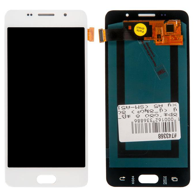 

Дисплей в сборе с тачскрином (модуль) для Samsung Galaxy A5 (SM-A510F) белый (2016) OLED (A510F) (743368)