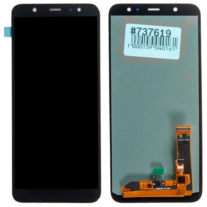 Дисплей в сборе с тачскрином (модуль) для Samsung Galaxy A6 Plus (SM-A605F) черный (2018) OLED (A605)