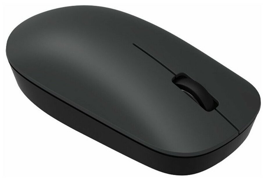 Мышь беспроводная Xiaomi Mi Mouse Lite, 1000dpi, оптическая светодиодная, USB/Радиоканал, черный (HLK4035CN)