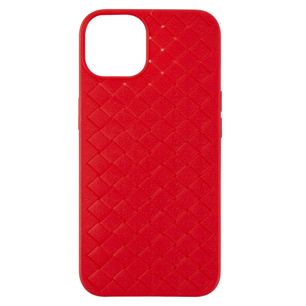Чехол-накладка UNBRÖKE braided case для смартфона Apple iPhone 13, силикон, красный (УТ000027792)