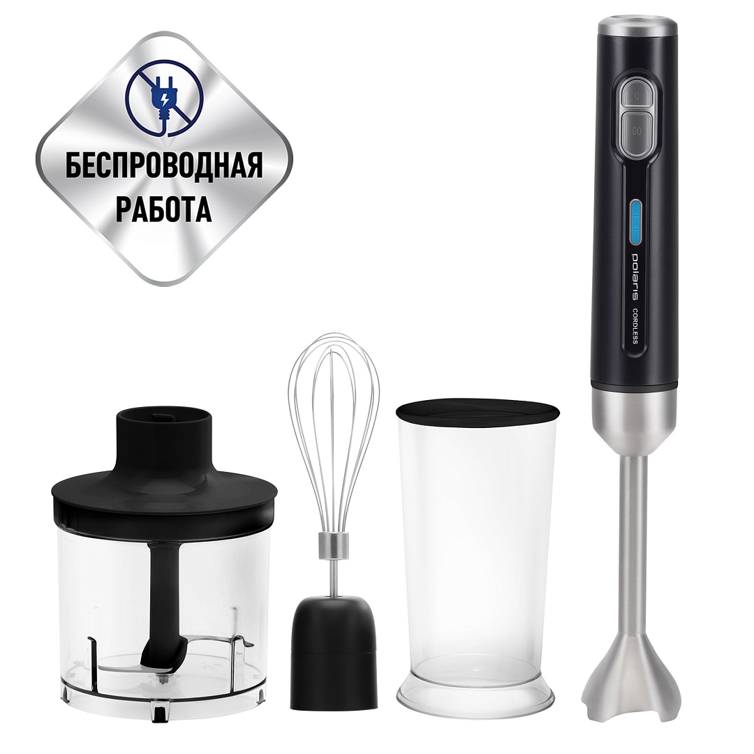 

Блендер портативный Polaris PHB 0746 CordLess 700Вт, 500 мл, черный (PHB 0746 CordLess), PHB 0746 CordLess