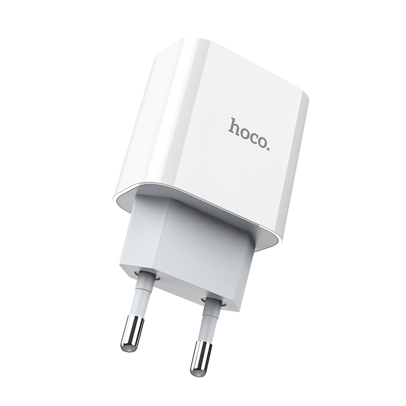 

Сетевое зарядное устройство Hoco C76A Plus 20 Вт, USB type-C, Quick Charge, PD, 3А, белый (6931474746917), C76A Plus