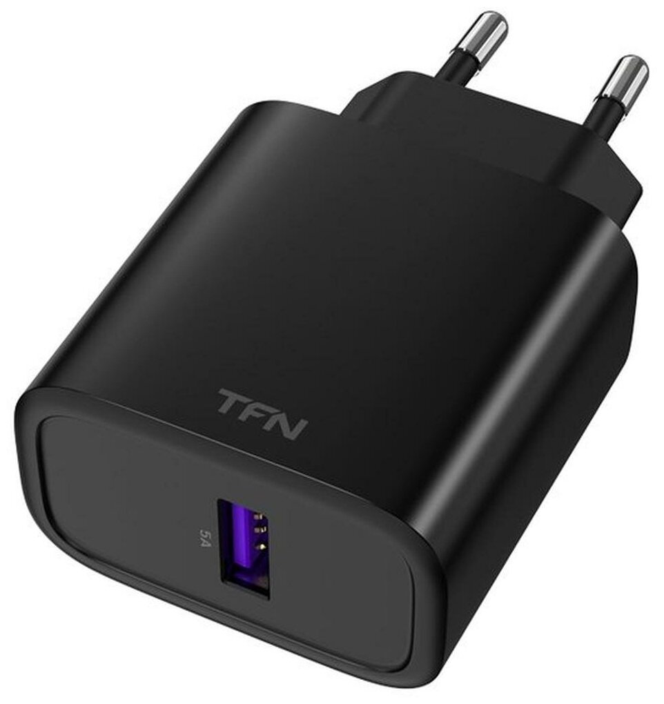 

Сетевое зарядное устройство TFN Rapid+ 22.5Вт, USB, Quick Charge, 5A (TFN-WCRPD01), Черный, Rapid+