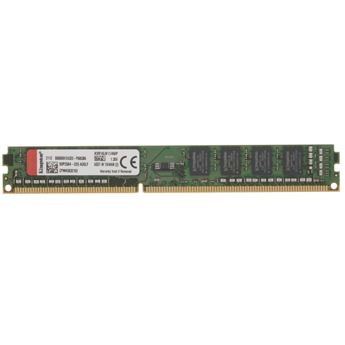 

Память DDR3L DIMM 4Gb, 1600MHz, CL11, 1.35 В, Kingston (KVR16LN11/4WP) Retail, KVR16LN11/4WP