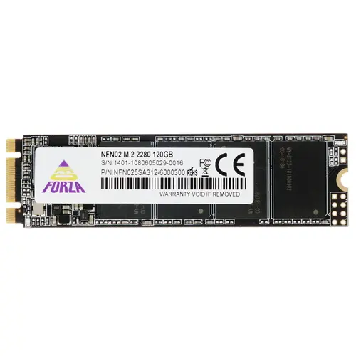 

Твердотельный накопитель (SSD) Neo Forza 120Gb Zion, 2280, SATA3 (NFN025SA312-6000300) Retail
