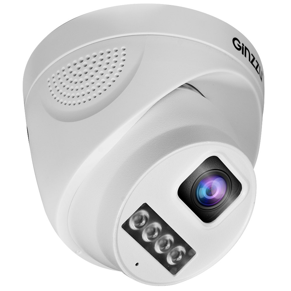 

IP-камера Ginzzu HID-4303A 3.6мм, уличная, купольная, 4Мпикс, CMOS, до 2560x1440, до 25 кадров/с, ИК подсветка 20м, POE, -30 °C/+50 °C, белый (4894203104605), HID-4303A