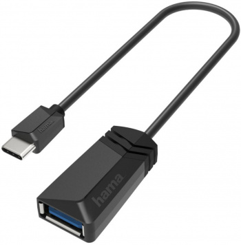 

Кабель-переходник (адаптер) USB Type-C-USB, черный Hama H-200312 (00200312), H-200312