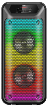 

Акустика портативная 2.0 Digma D-MC1705, 100Вт, FM, AUX, USB, microSD, Bluetooth, подсветка, черный (D-MC1705), D-MC1705
