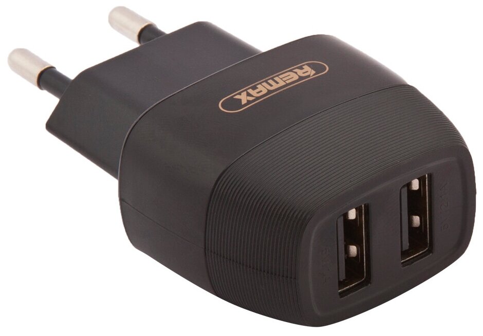 

Сетевое зарядное устройство Remax RP-U29 5Вт, 2xUSB, 2.1A, черный (RP-U29), RP-U29