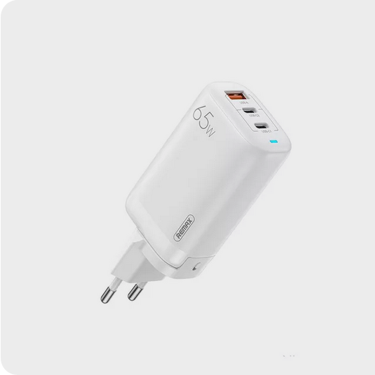 

Сетевое зарядное устройство Remax Ligil Series RP-U55 65Вт, USB, 2xUSB type-C, Quick Charge, PD, 3A, белый (6954851256557), RP-U55
