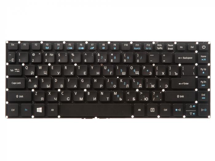 

Клавиатура для ноутбука Acer Swift 3 SF314-51-52W2, SF314-51-31NE, SF314-51, черный (930780), -