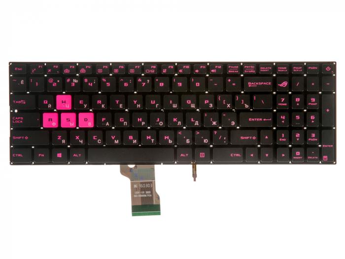 

Клавиатура для ноутбука Asus ROG GL502VM, GL502VT, GL502VY, черный (784819), 90NB0DR1-R31RU0