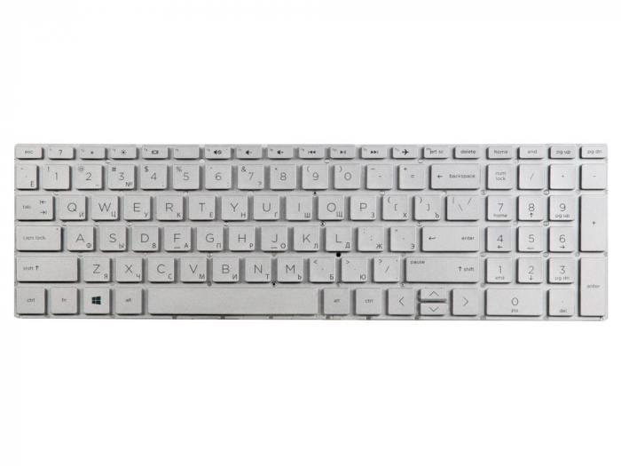 

Клавиатура для ноутбука HP 17-CN, 17-CP, серебристый (898046), -