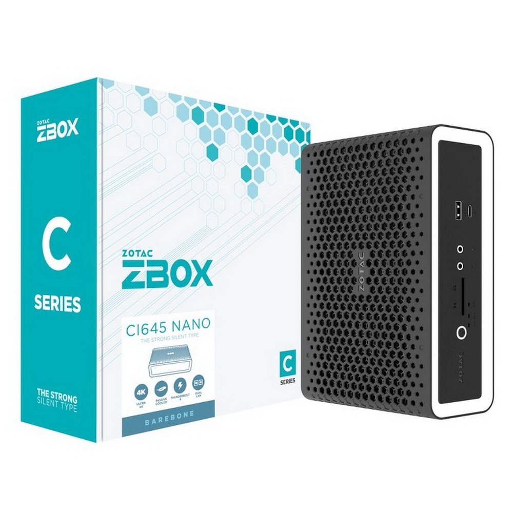 

Неттоп-платформа Zotac ZBOX C ZBOX-CI645NANO-BE, Intel Core i5-1135G7 2.4 ГГц 2xDDR4 SODIMM, 1x2.5" HDD/SSD, 1xM.2 SSD, WiFi, BT, черный (ZBOX-CI645NANO-BE), ZBOX-CI645NANO-BE