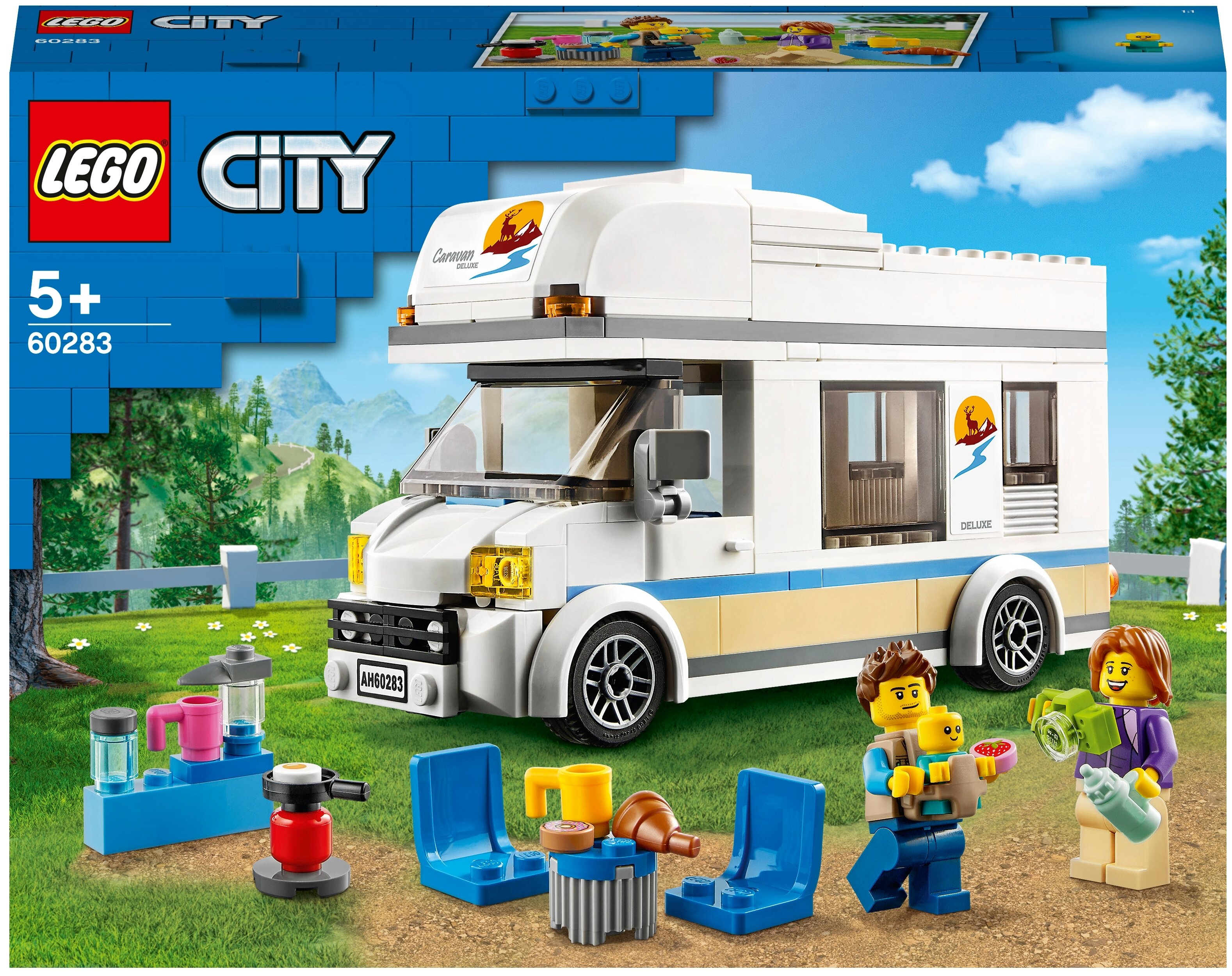 Конструктор LEGO City Great Vehicles Holiday Camper Van, деталей: 190