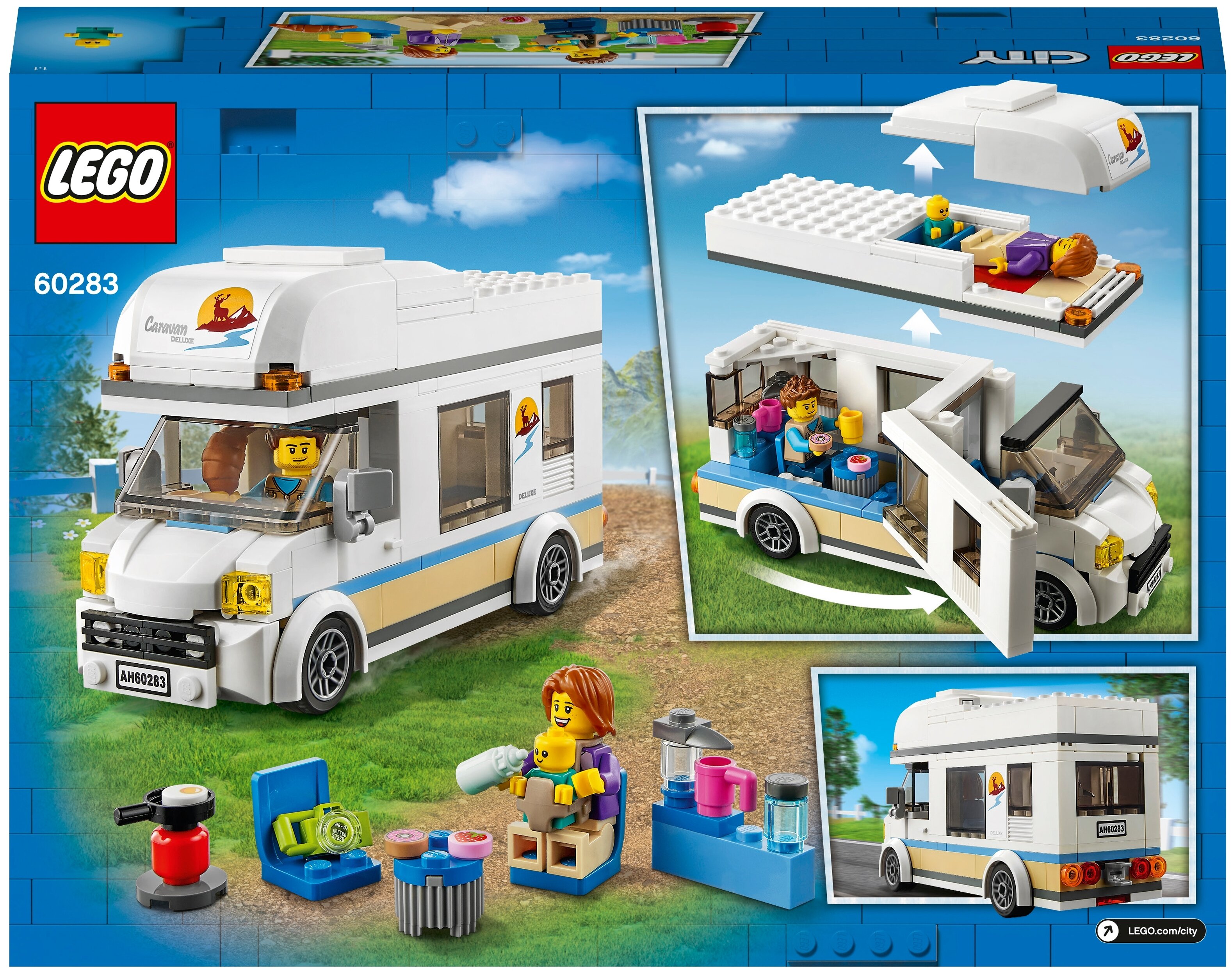 Конструктор LEGO City Great Vehicles Holiday Camper Van, деталей: 190,  1166756 купить в Новосибирске в интернет-магазине e2e4