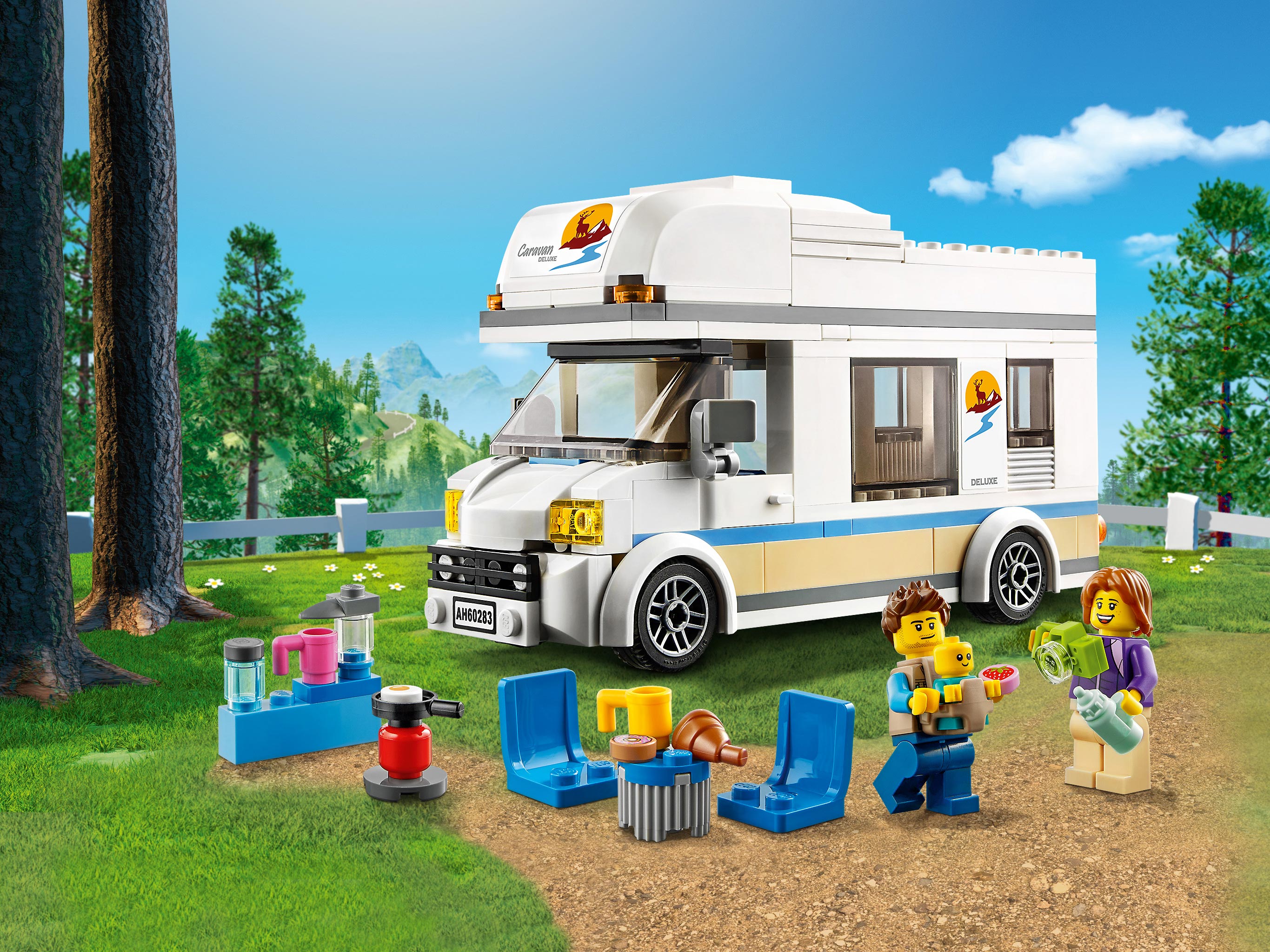 Конструктор LEGO City Great Vehicles Holiday Camper Van, деталей: 190,  1166756 купить в Новосибирске в интернет-магазине e2e4