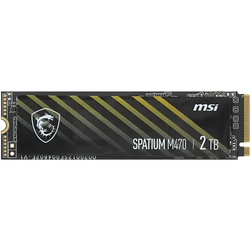 

Твердотельный накопитель (SSD) MSI 2Tb SPATIUM M470, 2280, PCIe 4.0 x4, NVMe (M4704.0NVMEM.22TB) Retail