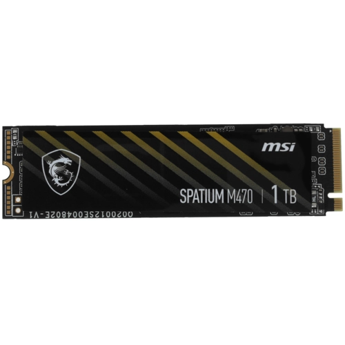 

Твердотельный накопитель (SSD) MSI 1Tb SPATIUM M470, 2280, PCIe 4.0 x4, NVMe (M470 4.0 NVME M.2 1TB) Retail