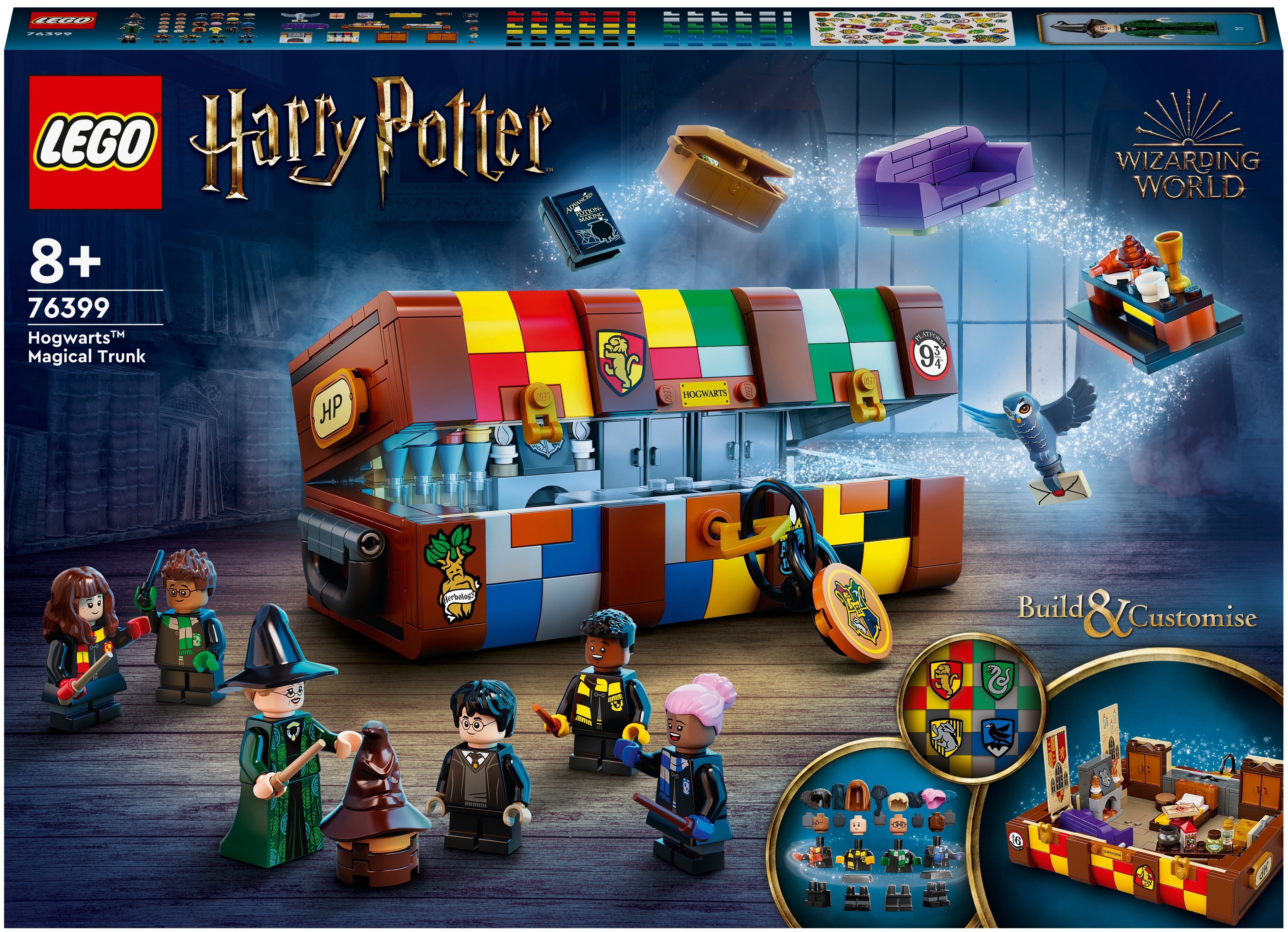 

Конструктор LEGO Harry Potter Волшебный чемодан Хогвартса, деталей: 603 (76399), Harry Potter Волшебный чемодан Хогвартса