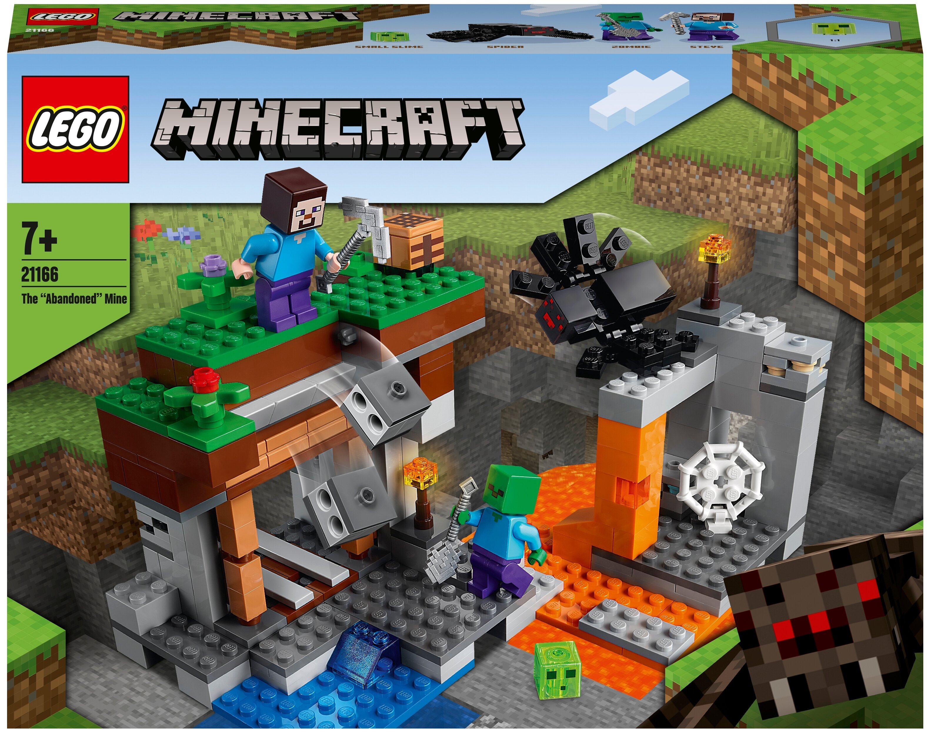 

Конструктор LEGO Minecraft Заброшенная шахта, деталей: 248 (21166), Minecraft Заброшенная шахта