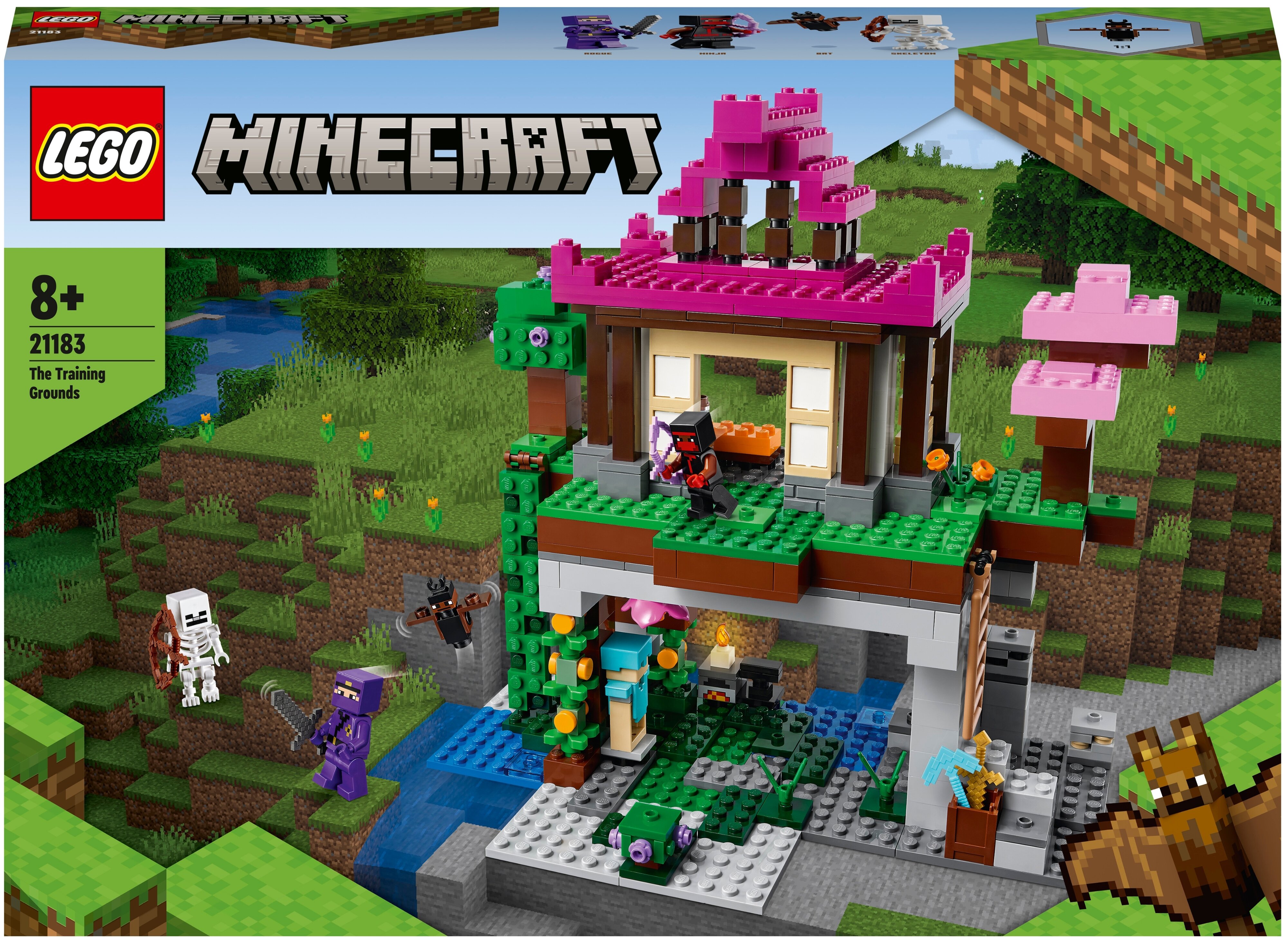 

Конструктор LEGO Minecraft Площадка для тренировок, деталей: 534 (21183), Minecraft Площадка для тренировок