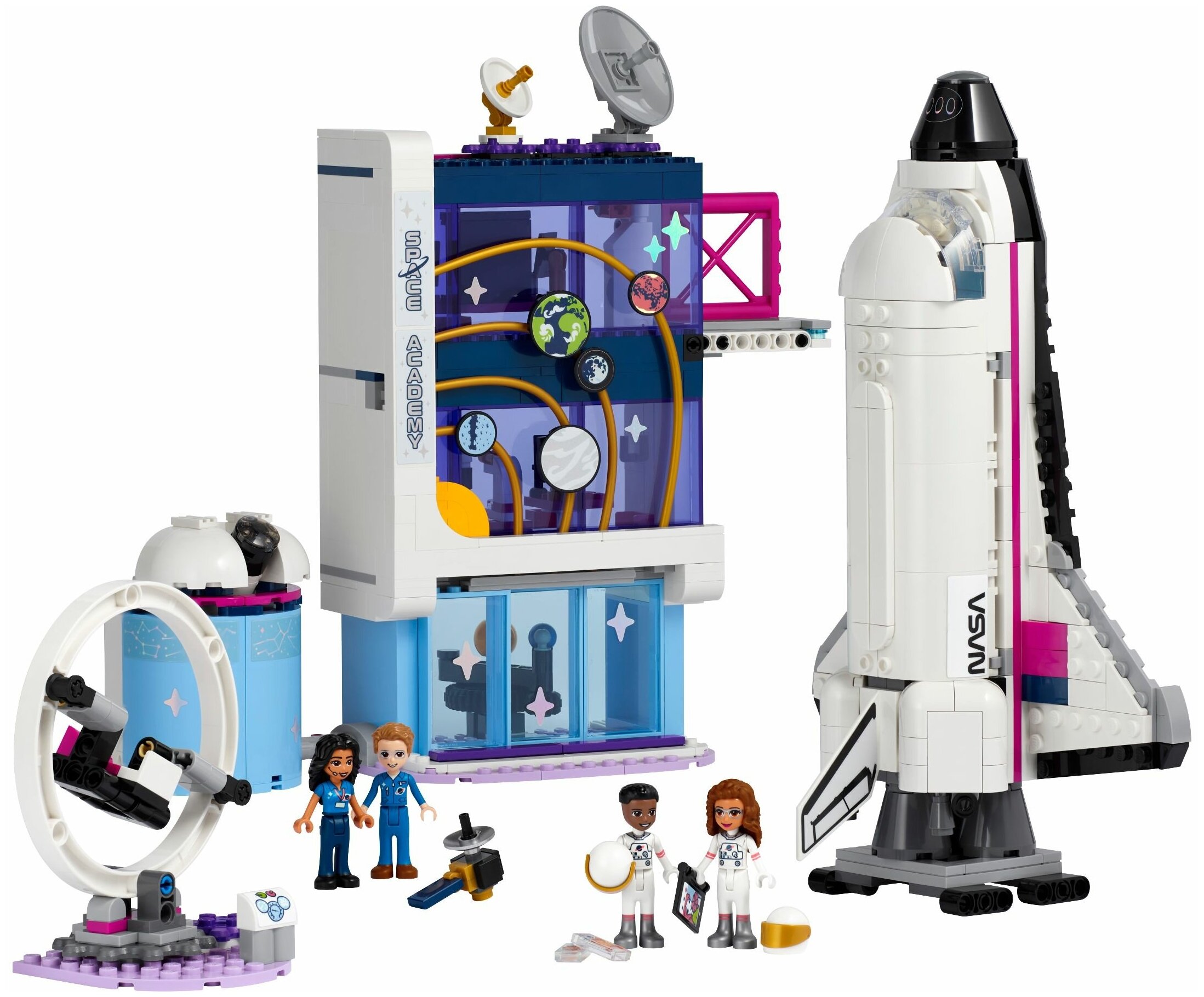 

Конструктор LEGO Friends Космическая академия, деталей: 757 (41713), Friends Космическая академия