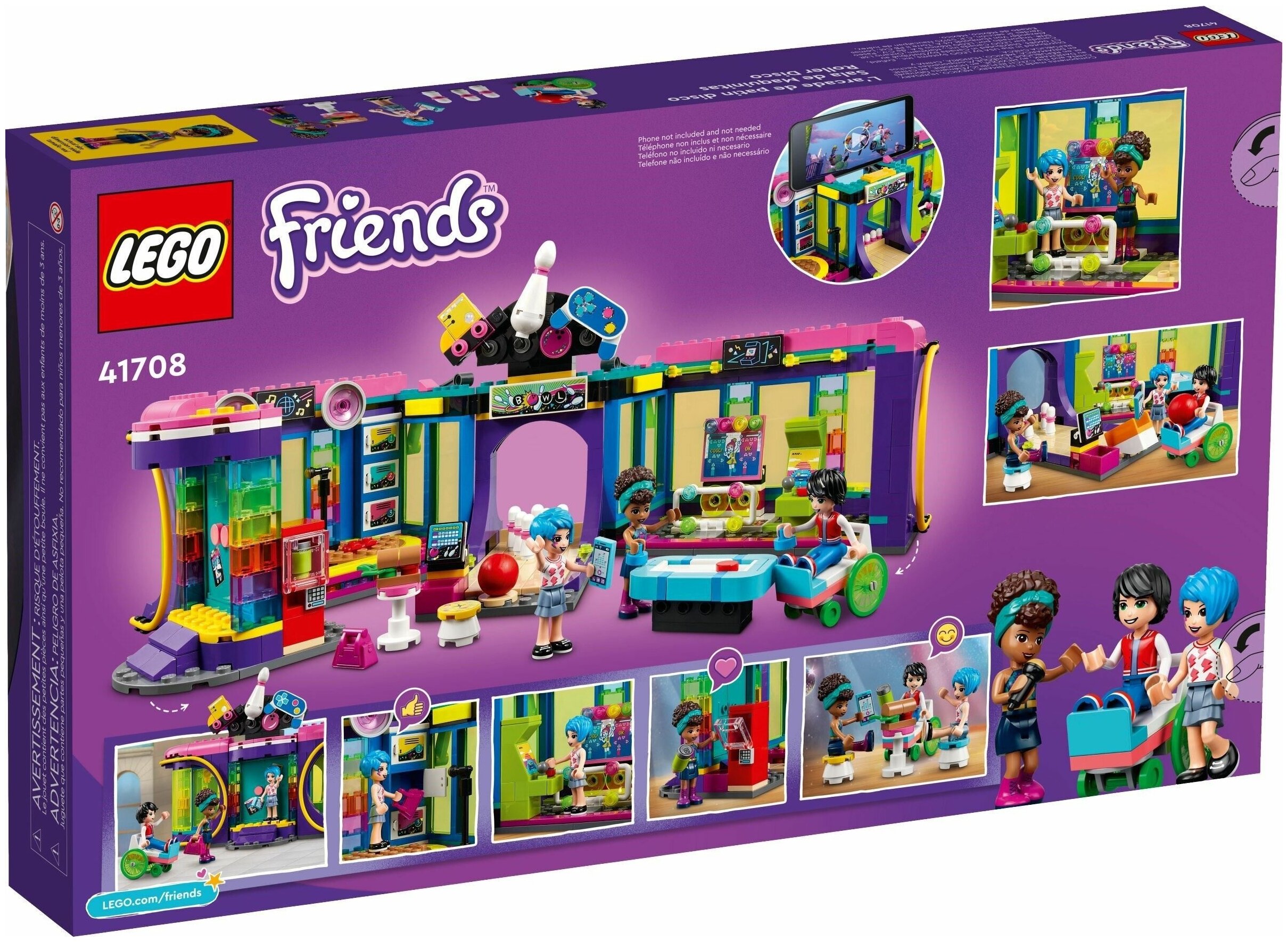 Конструктор LEGO Friends Диско-аркада для роллеров, деталей: 642, 1166912  купить в Новосибирске в интернет-магазине e2e4