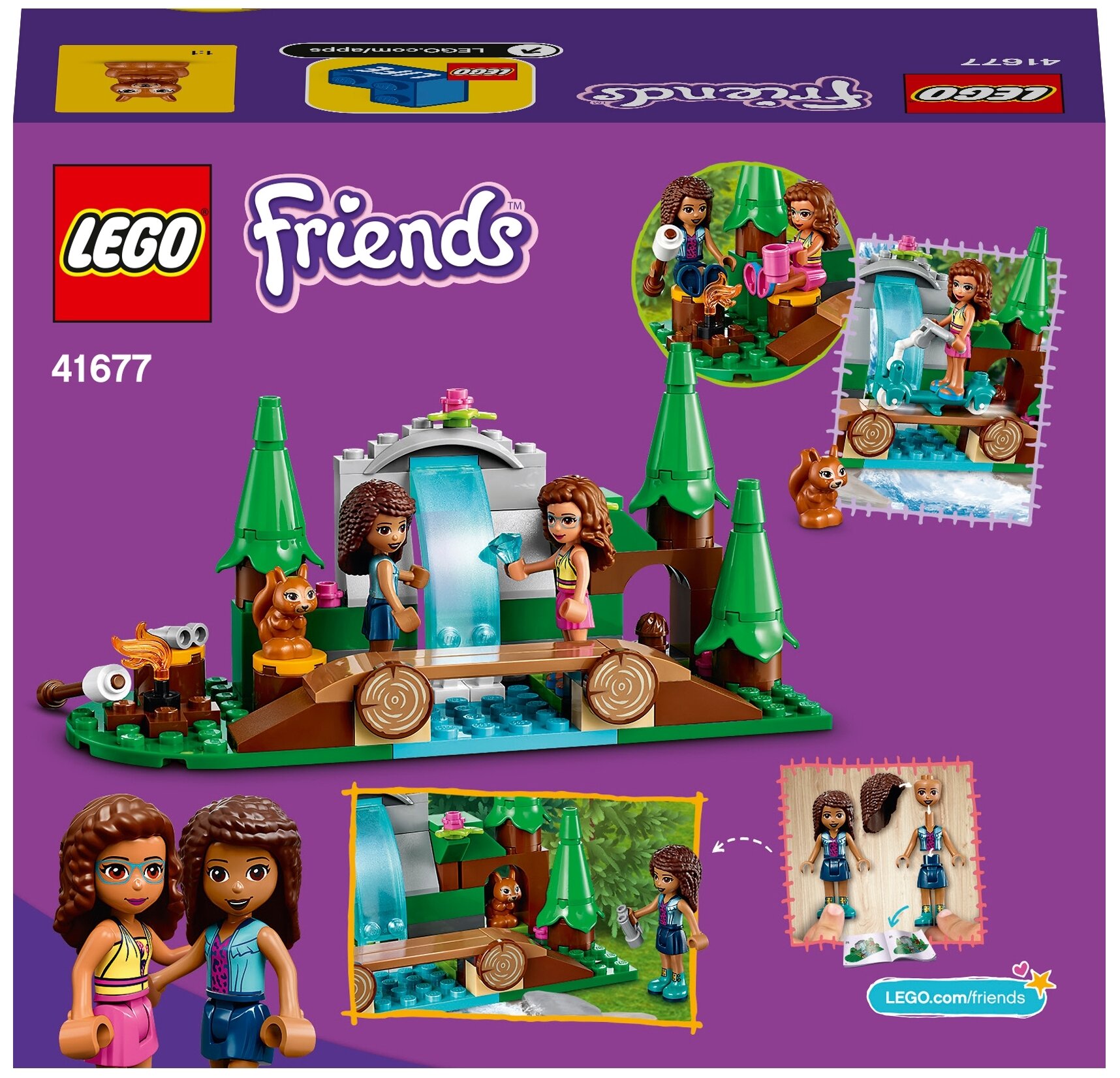 Конструктор LEGO Friends Лесной водопад, деталей: 93, 1166916 купить в  Барнауле в интернет-магазине e2e4