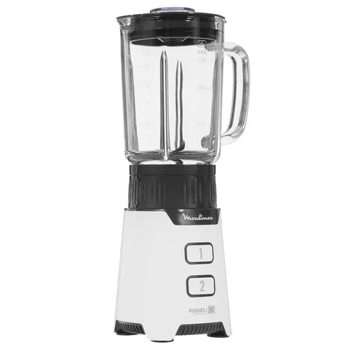 

Блендер стационарный Moulinex LM16L110 400Вт, 700 мл, белый,черный (LM16L110), LM16L110