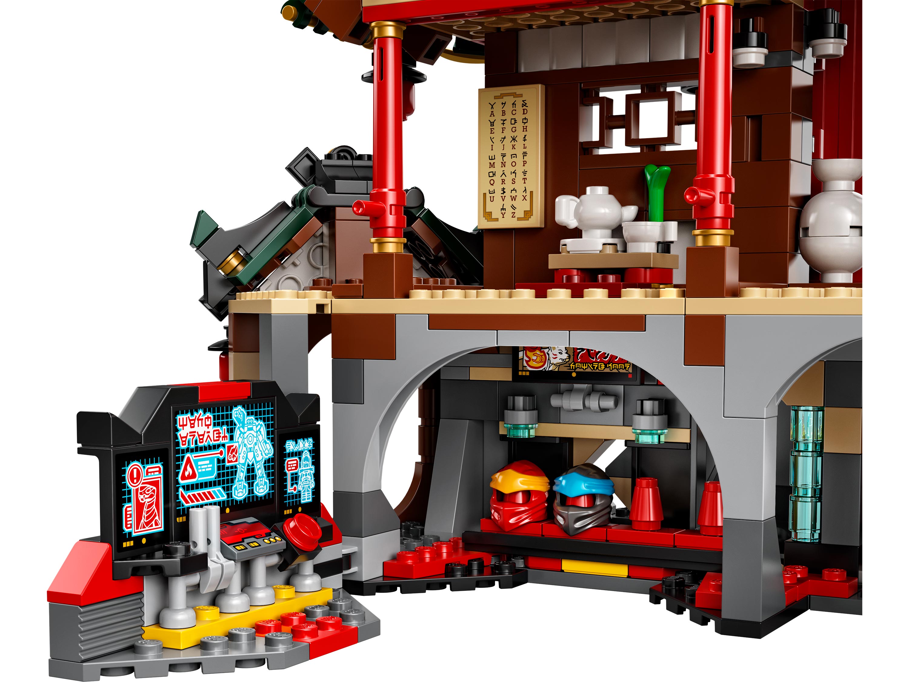 Конструктор LEGO Ninjago Храм-додзё ниндзя, деталей: 1394, 1166941 купить  по цене 12500 руб в Томске в интернет-магазине e2e4