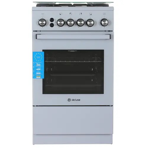 Плита газовая DE LUXE 5040.40Г, серый