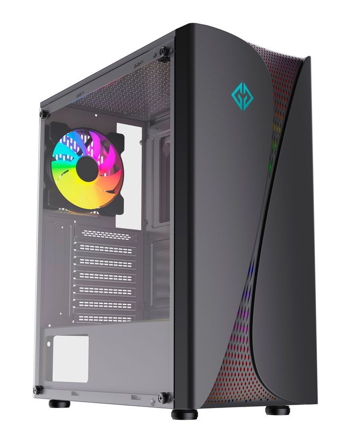 

Корпус GMNG OGC-G120, ATX, Midi-Tower, USB 3.0, RGB подсветка, черный, без БП (OGC-G120), OGC-G120