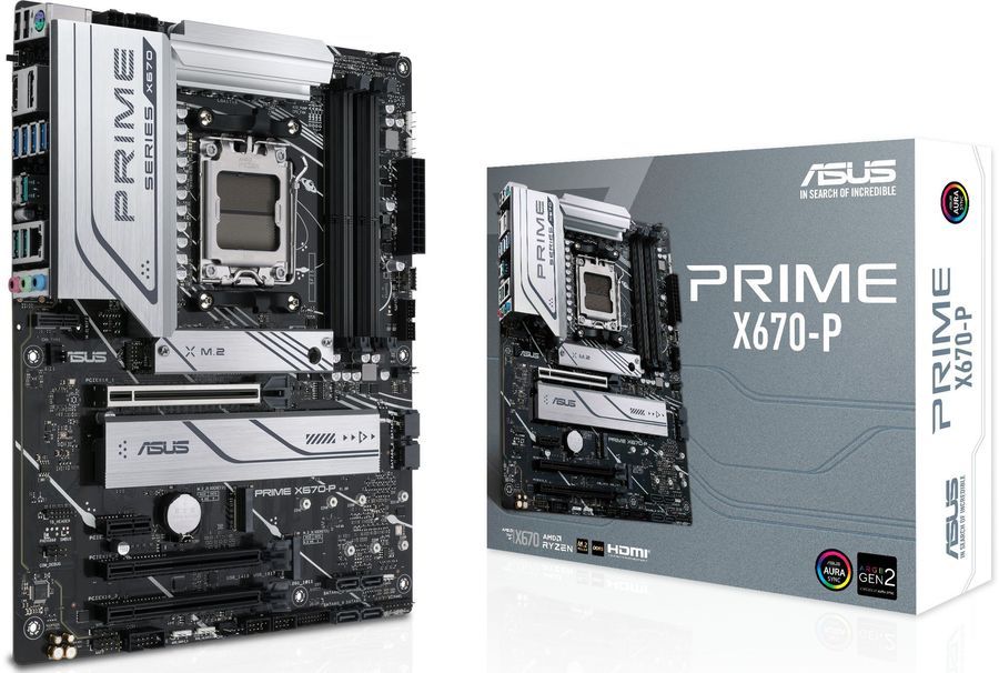 

Материнская плата ASUS PRIME X670-P, AM5, AMD X670, 4xDDR5 DIMM, 2PCI-Ex16, 6SATA3, 7.1-ch, 2.5GLAN, 11 USB 3.2, 2 USB Type-C, HDMI, DP, ATX, Retail, PRIME X670-P