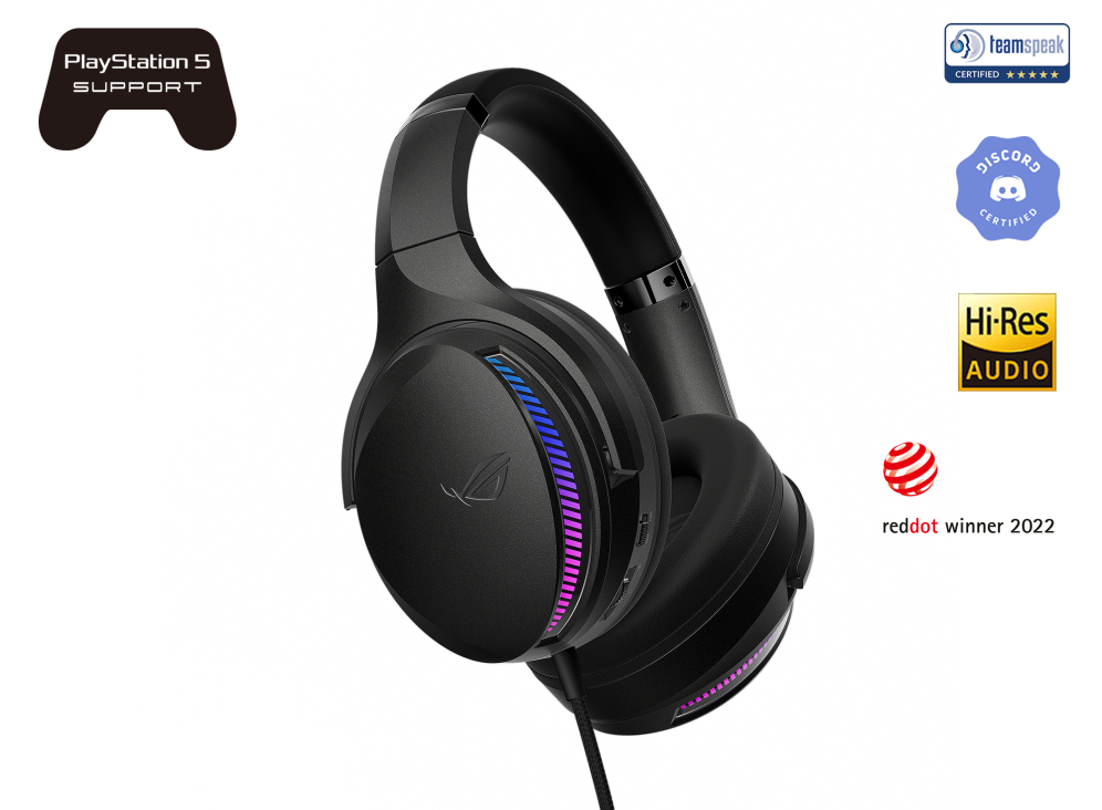 

Проводная гарнитура ASUS FUSION II 300, USB, черный (90YH02X3-B2UA00), FUSION II 300