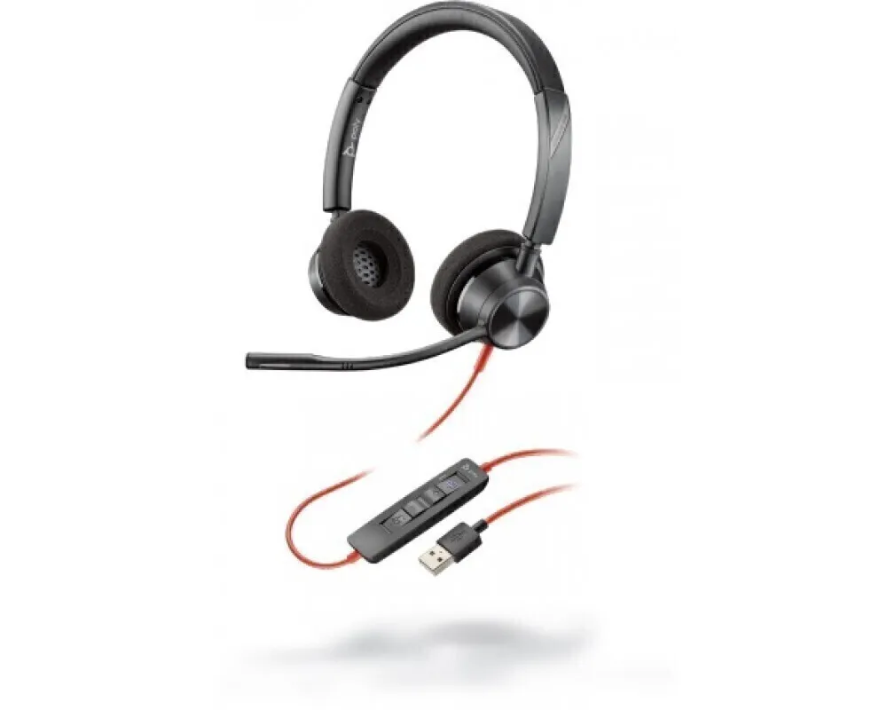 

Проводная гарнитура Plantronics Blackwire 3320, USB, черный (214012-01), Blackwire 3320