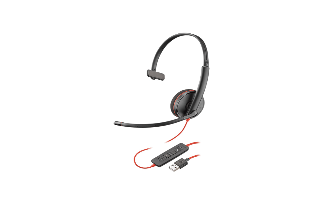 Проводная гарнитура Plantronics Blackwire 3310, USB, черный (213928-01)